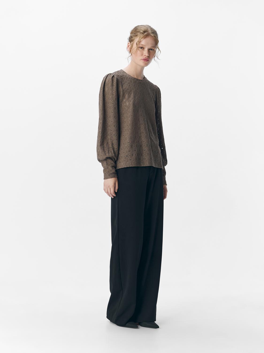 OBJLAILA L/S RE TOP NOOS