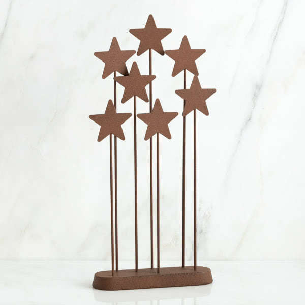 Metal star backdrop