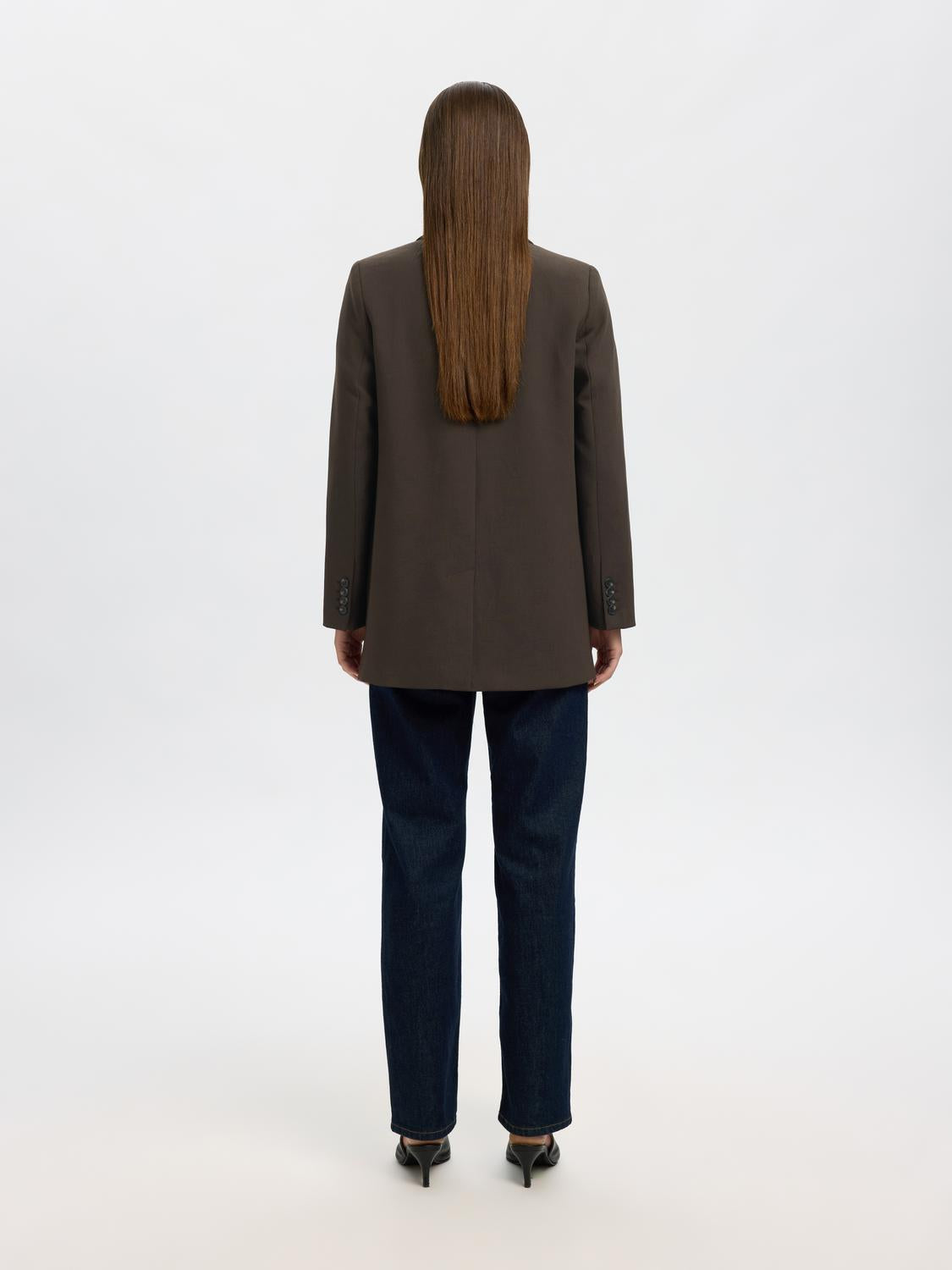 Slfrita Ls Relaxed Blazer Mel Noos