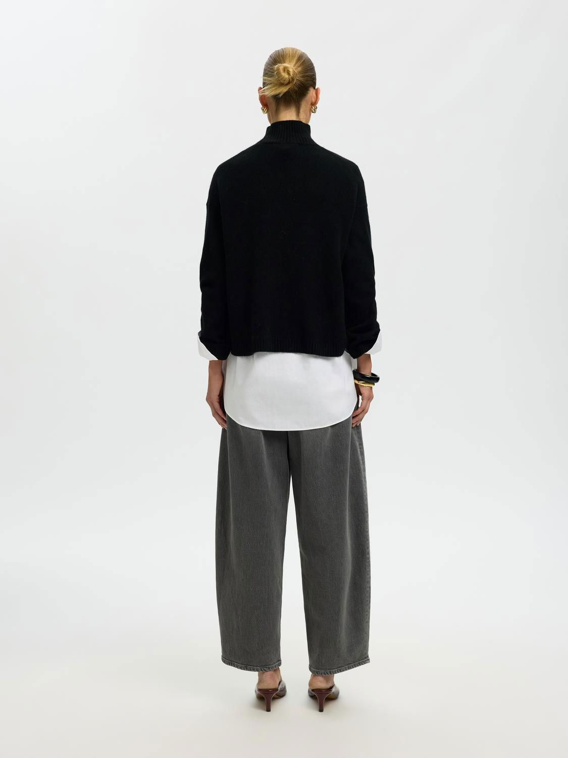 Slwcille Cashmere Blend High Neck Noos