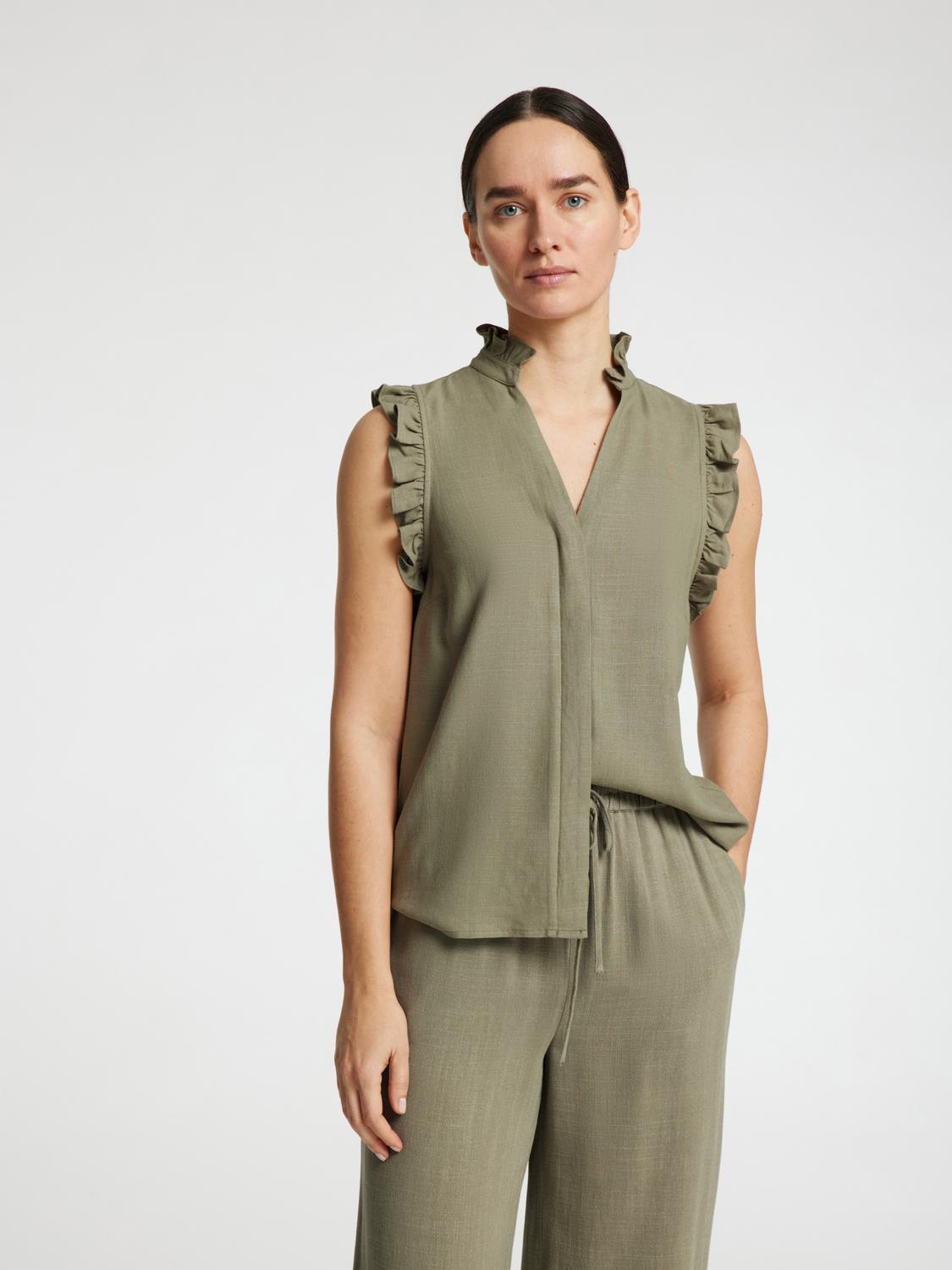 SLFVIVA SL SUN RUFFLE TOP