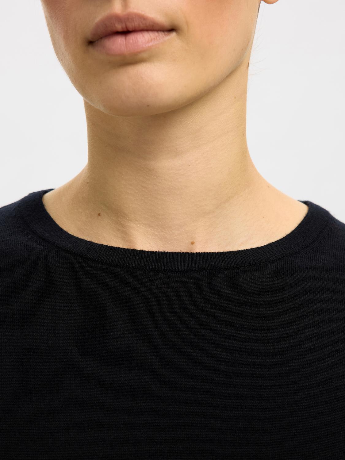SLFTHEA LS KNIT MERINO O-NECK