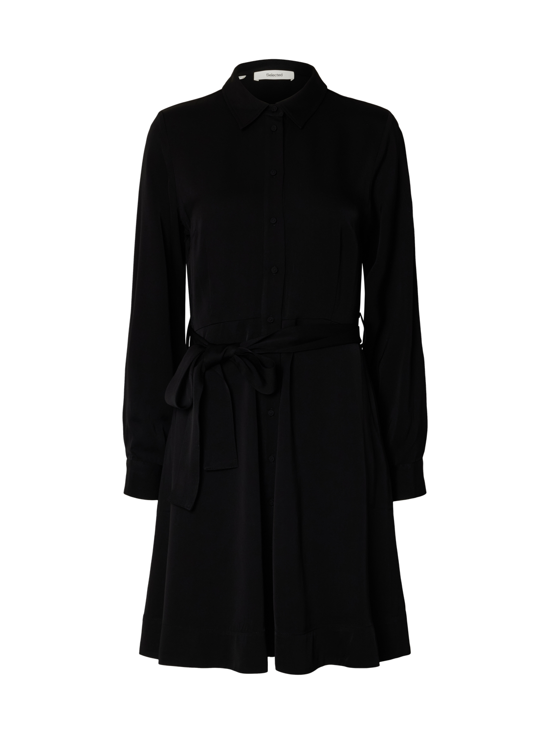 Slfpaola Regular Ls Short Shirt Dress B