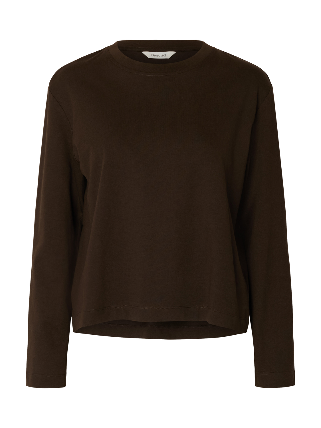 Slfessential ls boxy tee noos