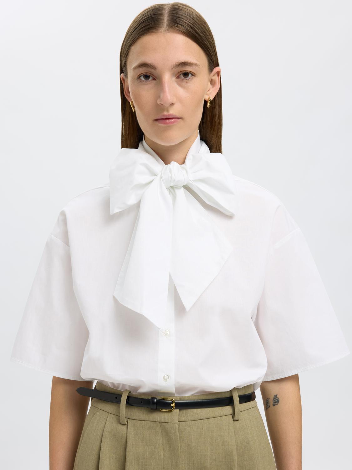Slfaya-juno 2/4 bow shirt
