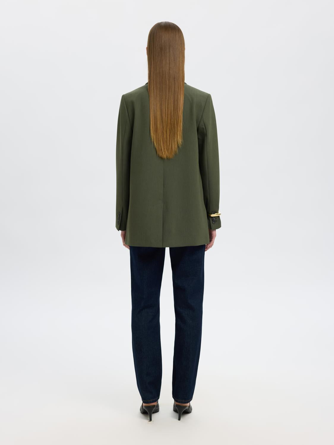 Slfrita Ls Relaxed Blazer Mel Noos