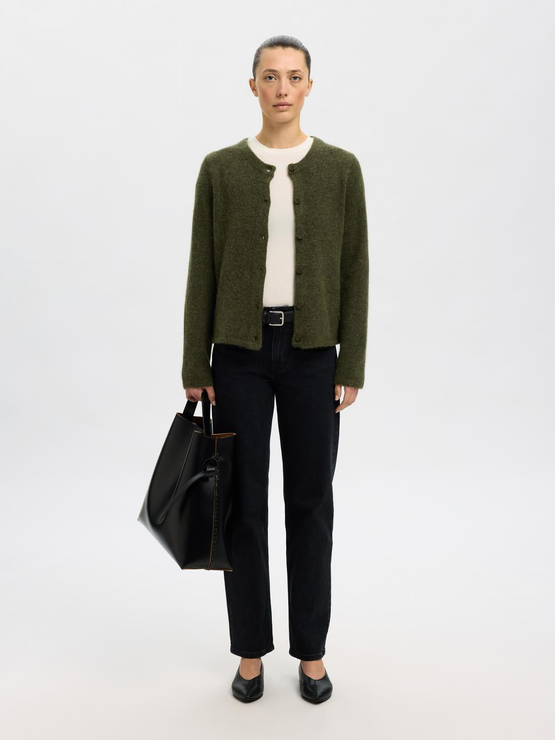 Slflulu new ls knit cardigan