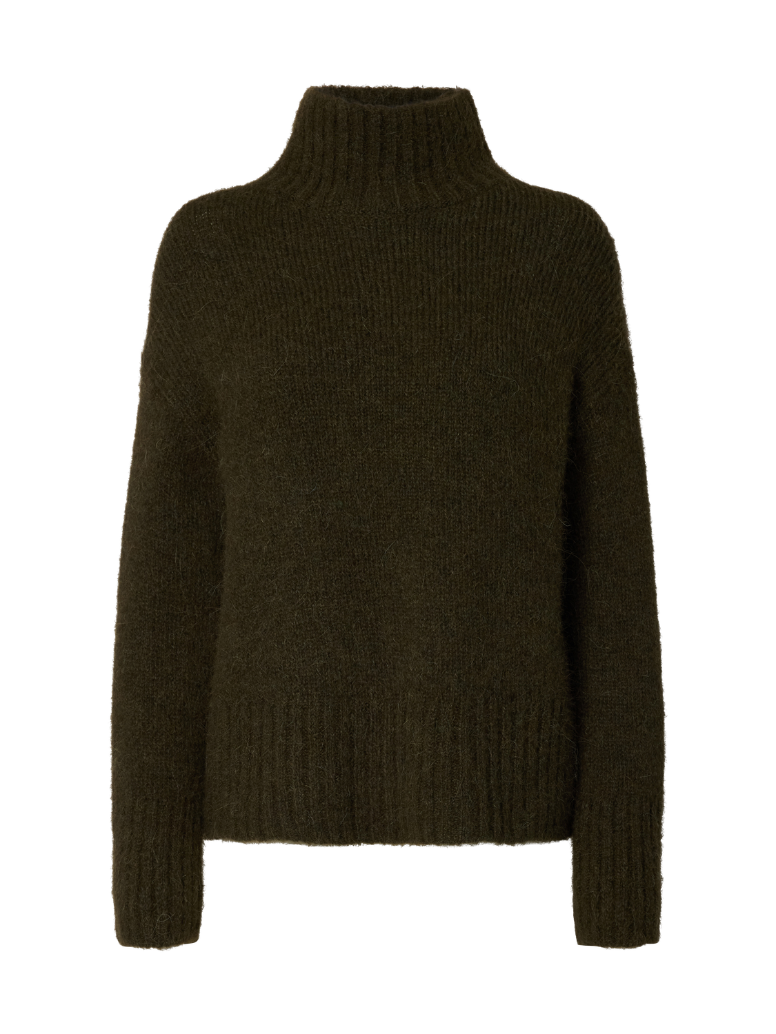 Slfgabriella Ls Knit High Neck Noos