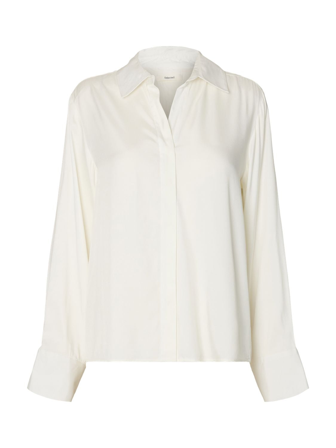 Slwjonna Reg Ls Open Collar Shirt Noos