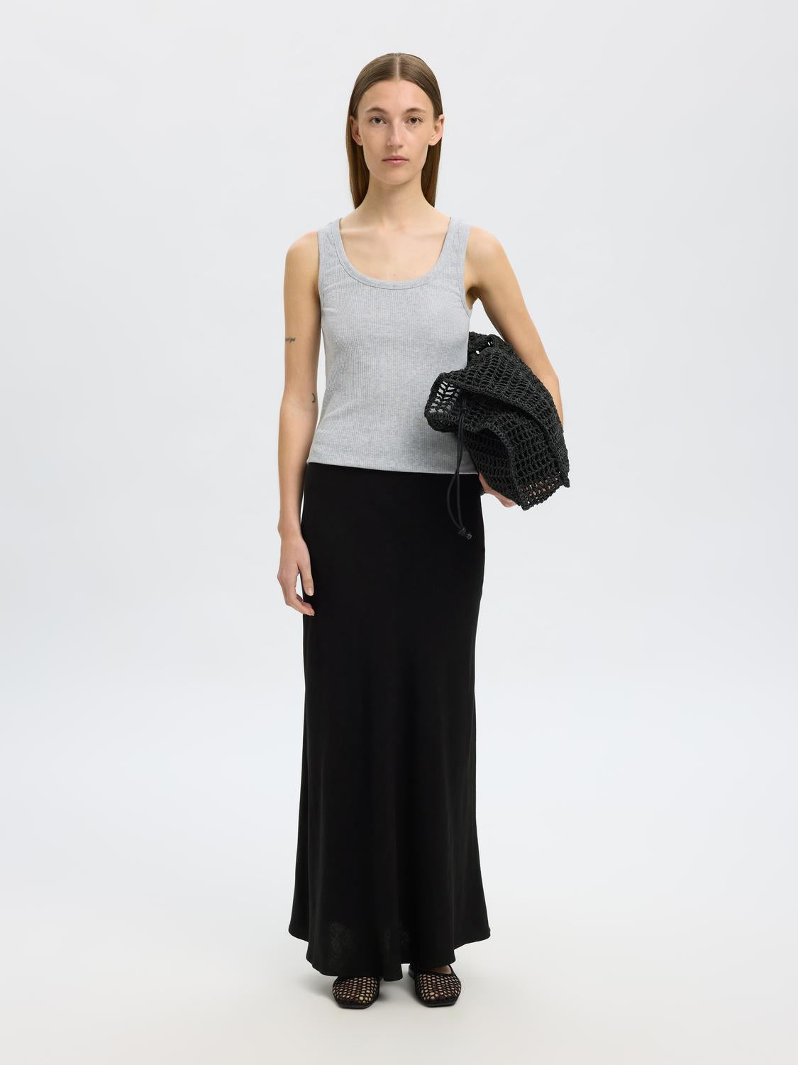 SLFVIVA-LENA HW ANKLE SKIRT