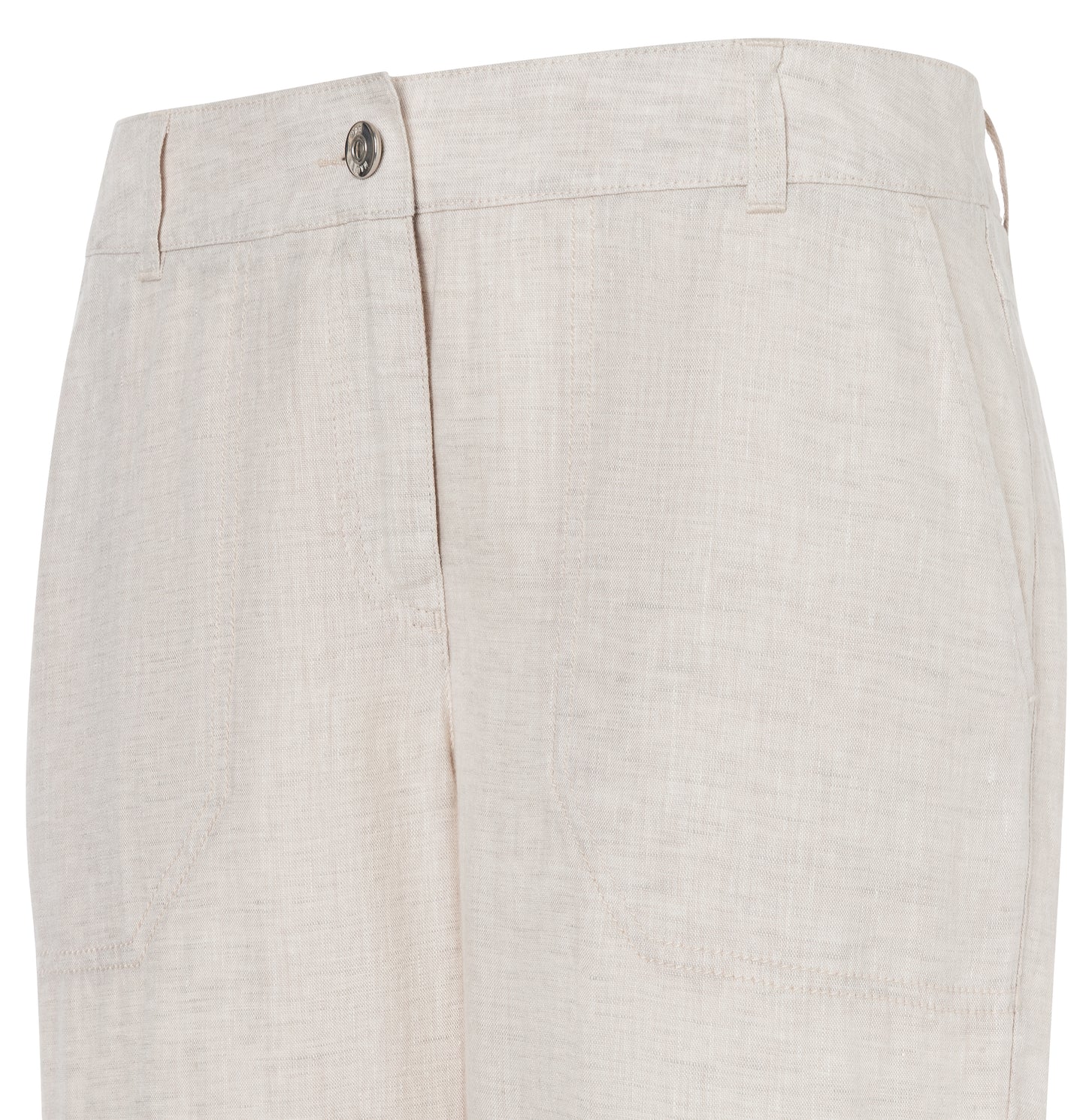 NORA cropped fog grey melange