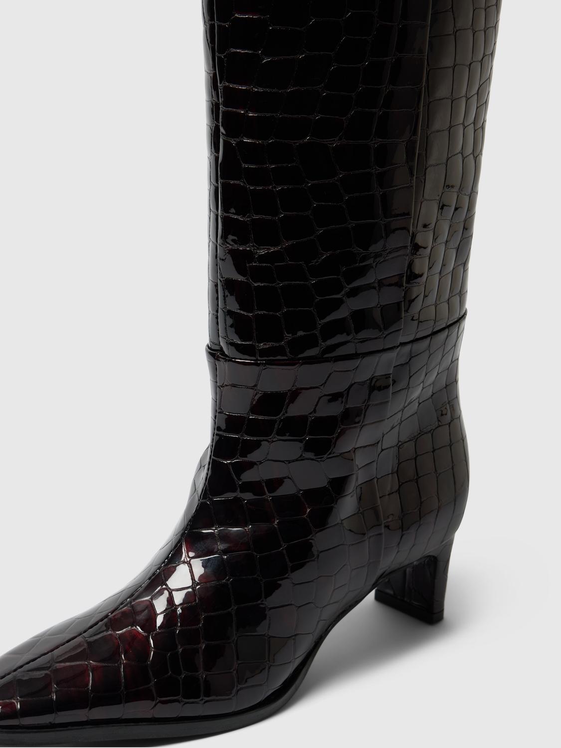 Slfolivia Leather High Shafted Boot