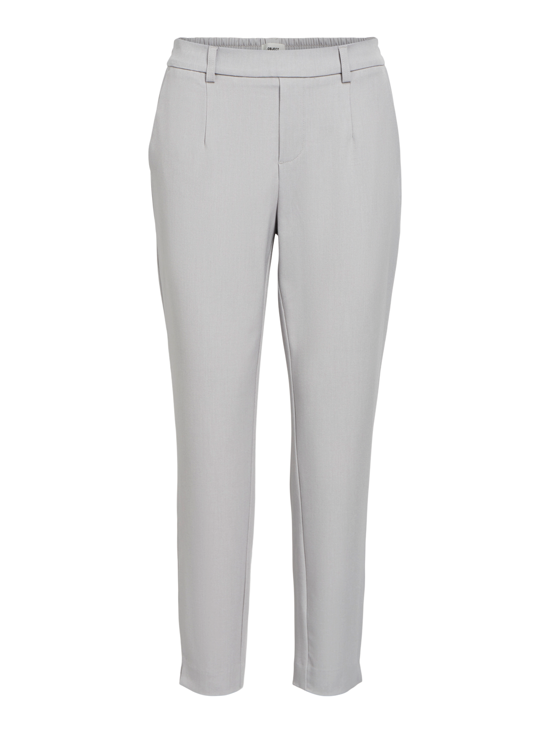Lisa Slim Pant - Light Grey Melange