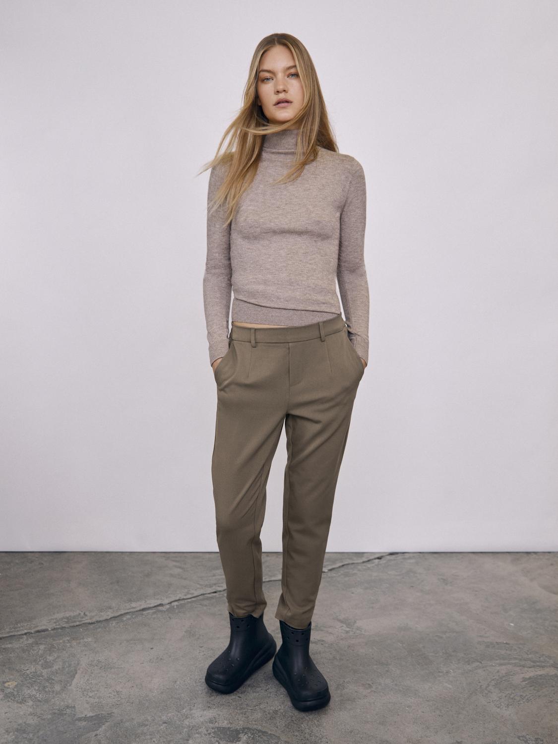 Lisa Slim Pant - Morel