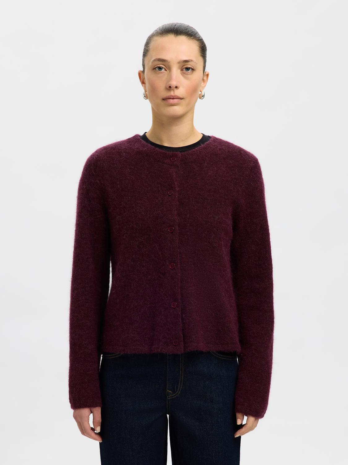 Slflulu new ls knit cardigan