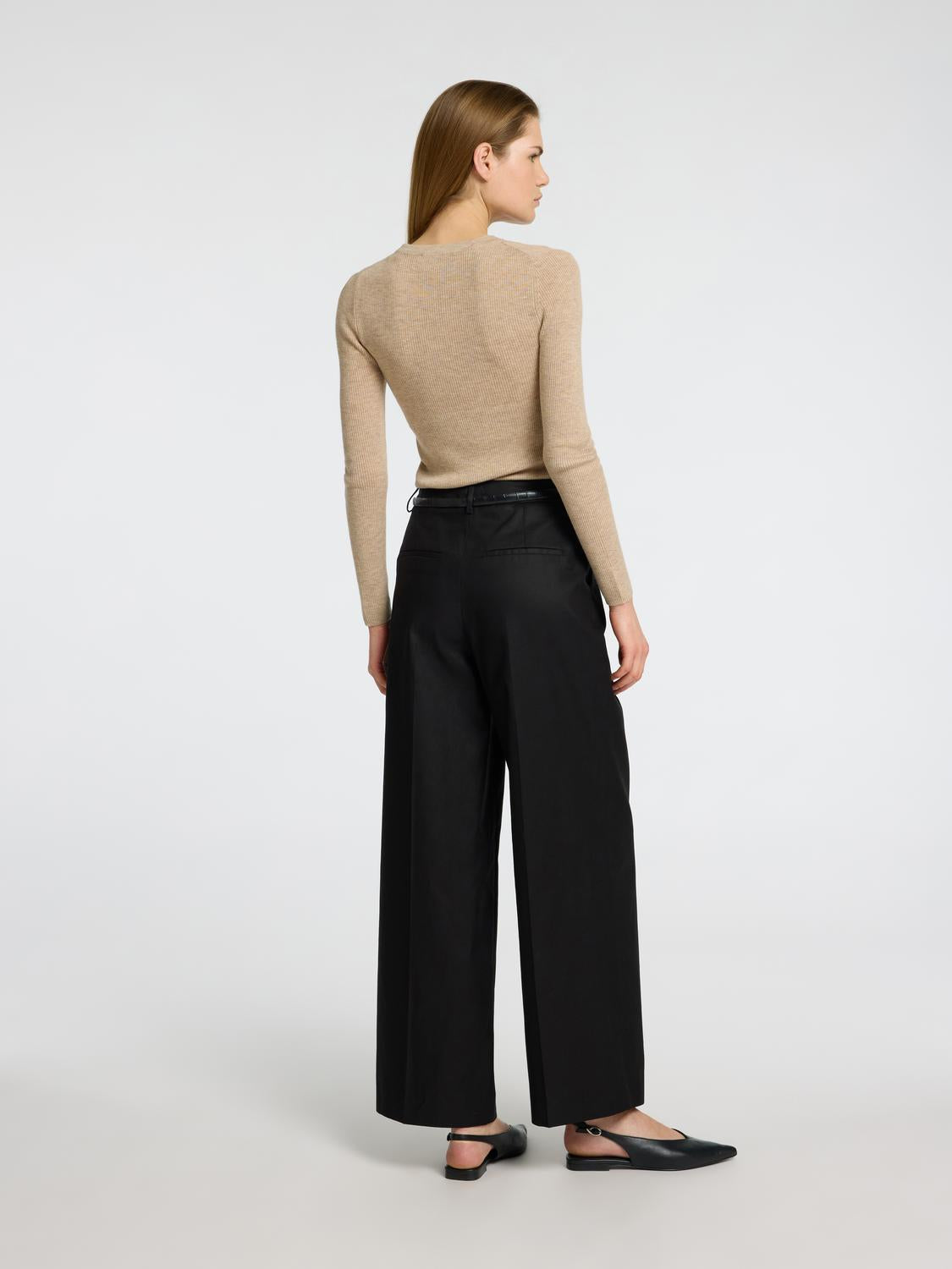 Ingrid ls knit lano o-neck