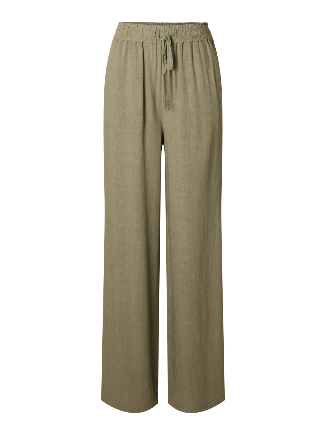 Slfviva-gulia hw long linen pant