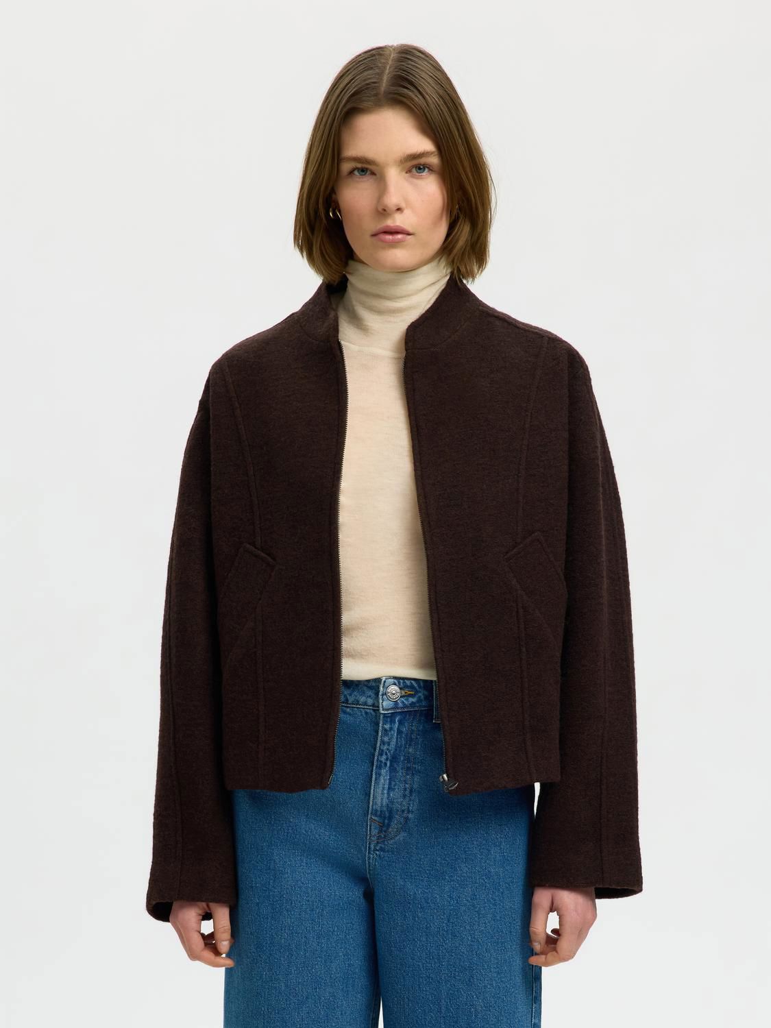 Slwjacqueline Wool Blend Jacket Noos