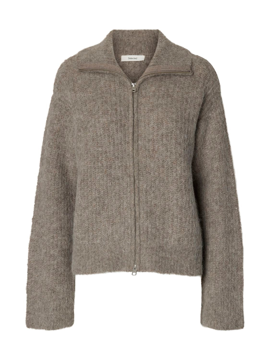 Slwgabriella Ls Knit Zip Cardigan Noos