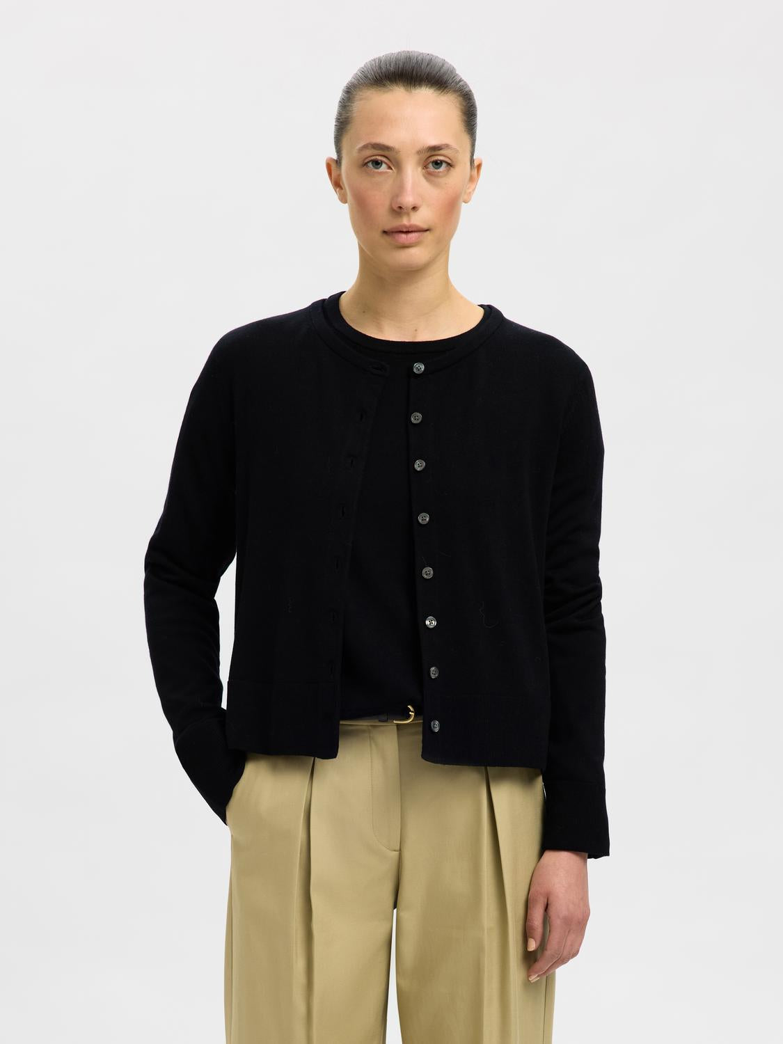 SLFTHEA LS KNIT MERINO O-NECK