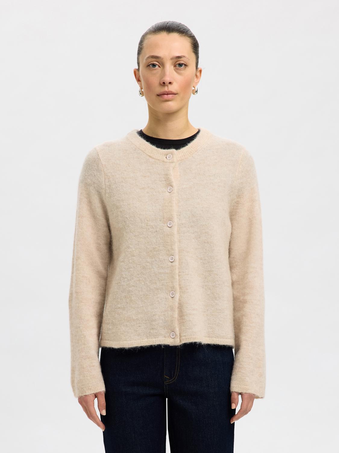 Slflulu new ls knit cardigan