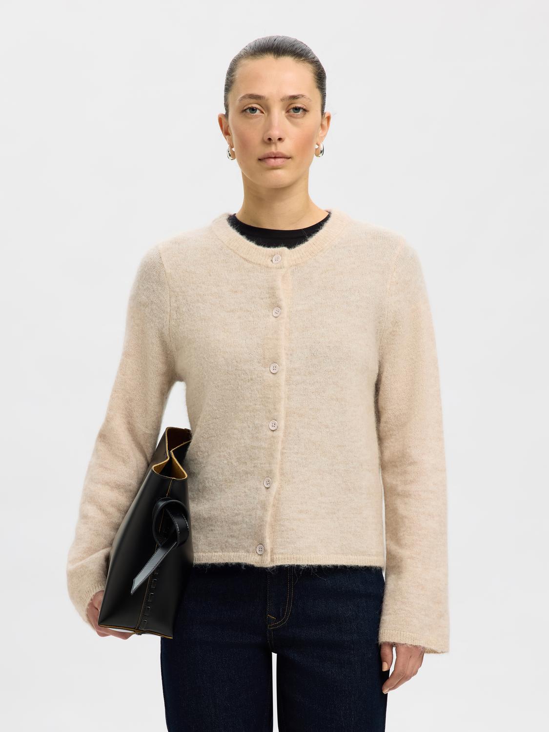 Slflulu new ls knit cardigan