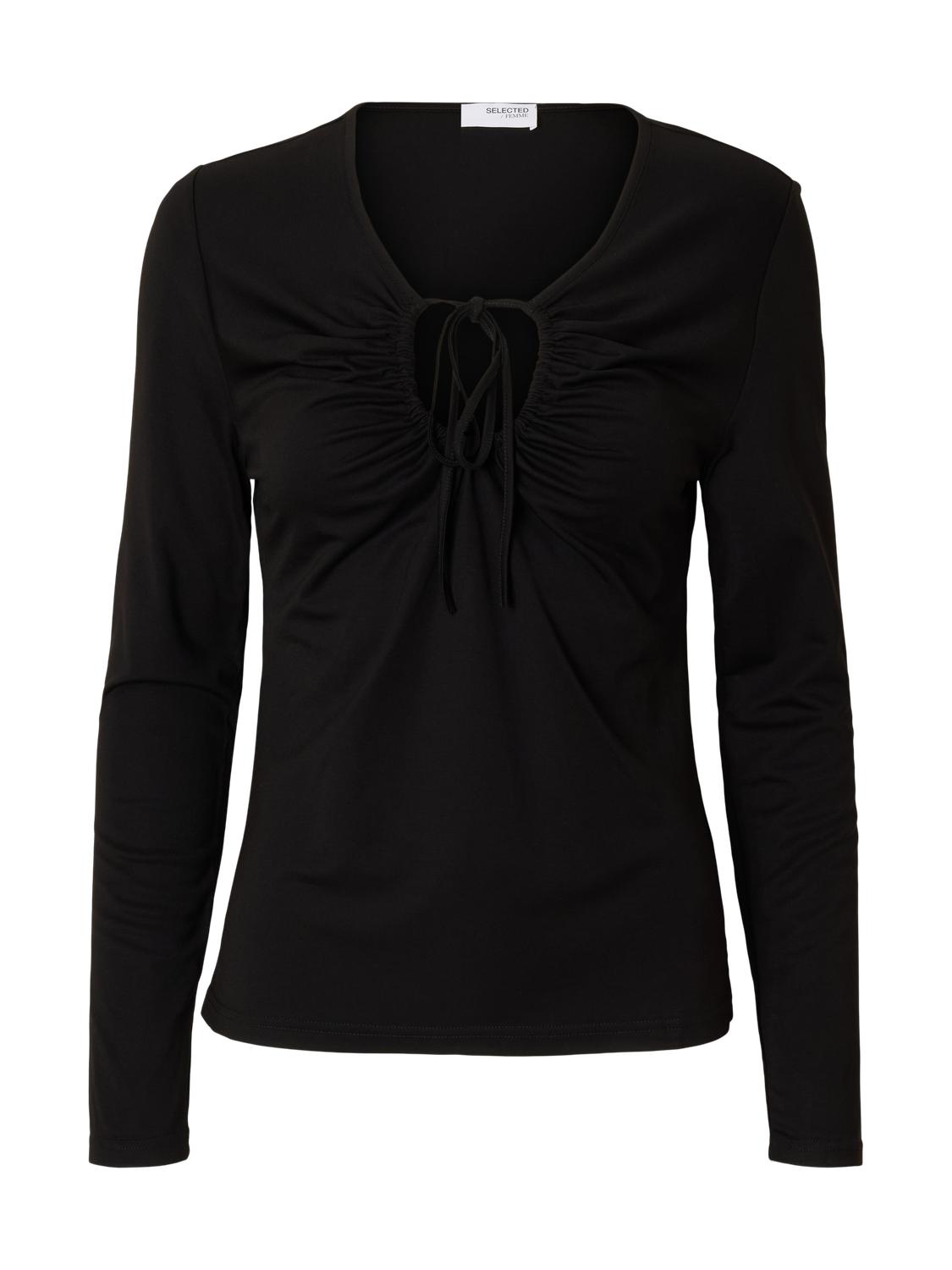 Slfslim Mia Ls Tie Top