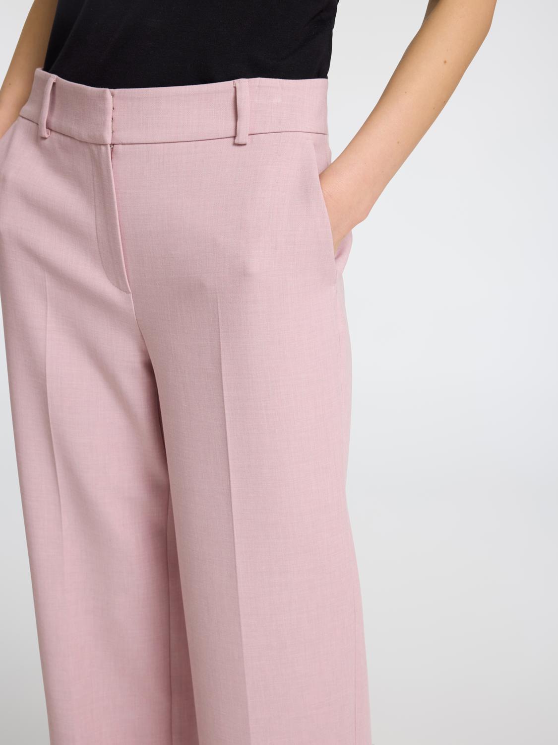 Slfrita Mw Wide Pant Mel Noos