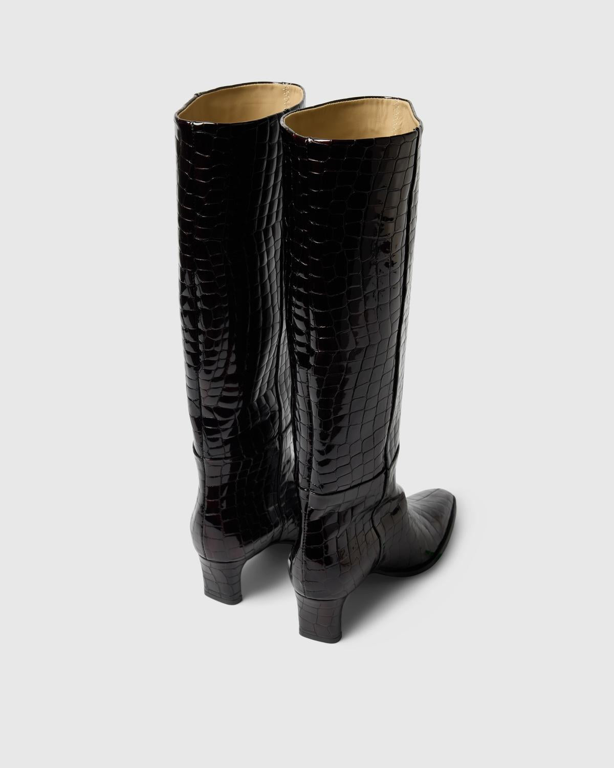 Slfolivia Leather High Shafted Boot