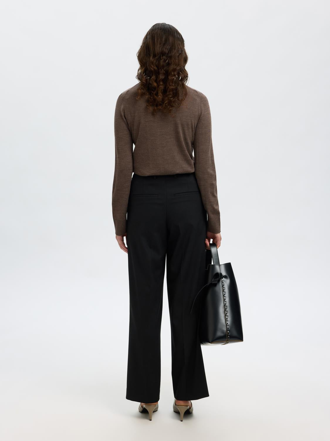 SLFTHEA LS KNIT MERINO O-NECK