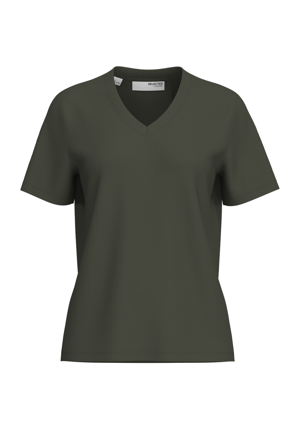 SLFESSENTIAL SS V-NECK TEE