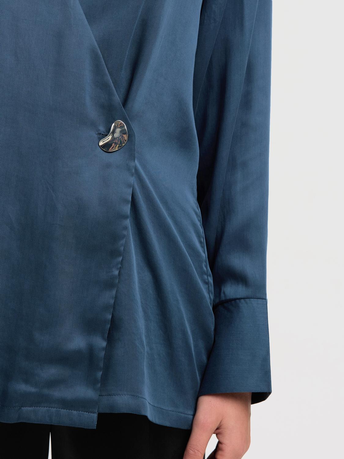 Slfjolly Ls Wrap Top B