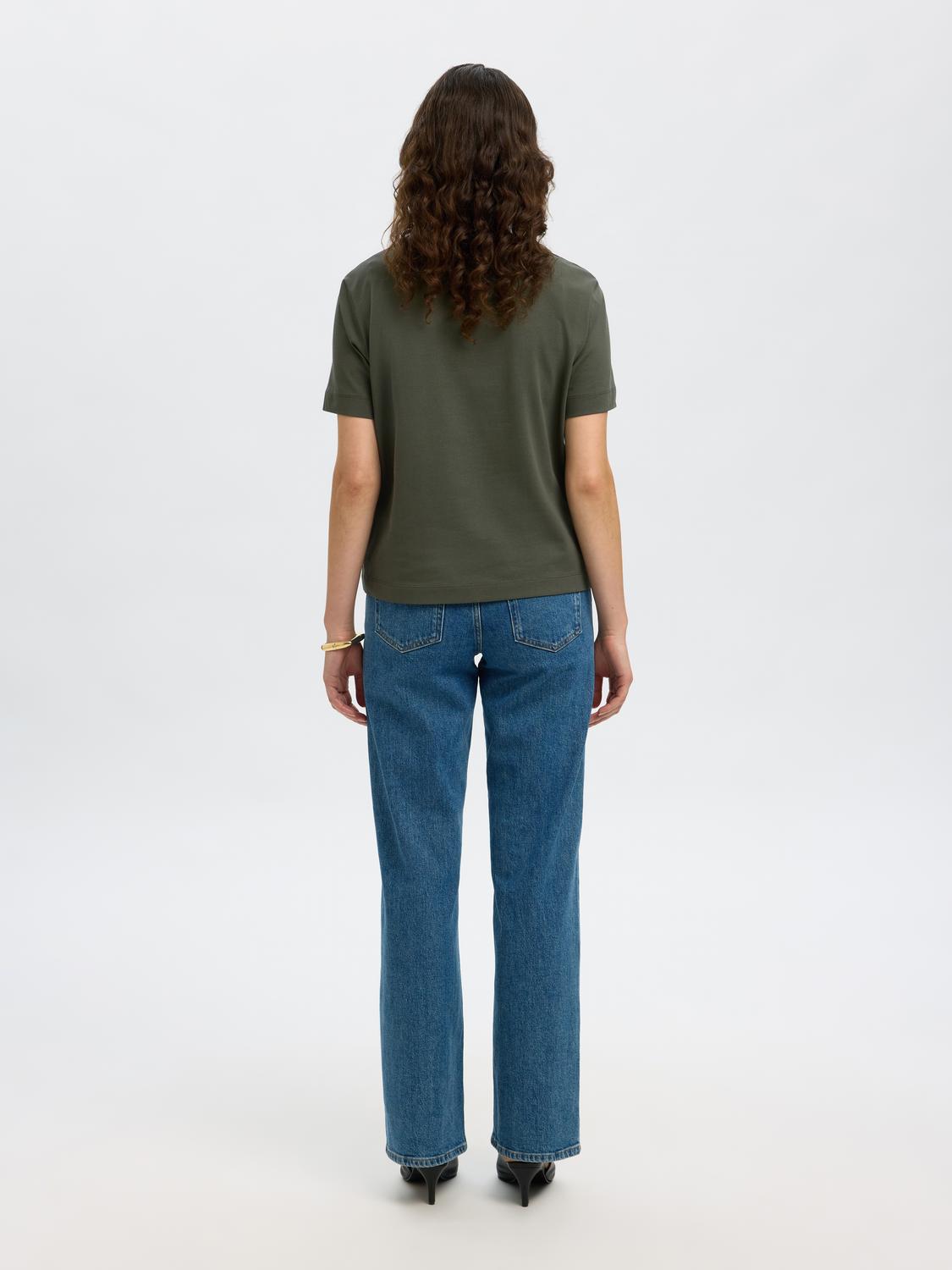 Slfessential ss boxy tee