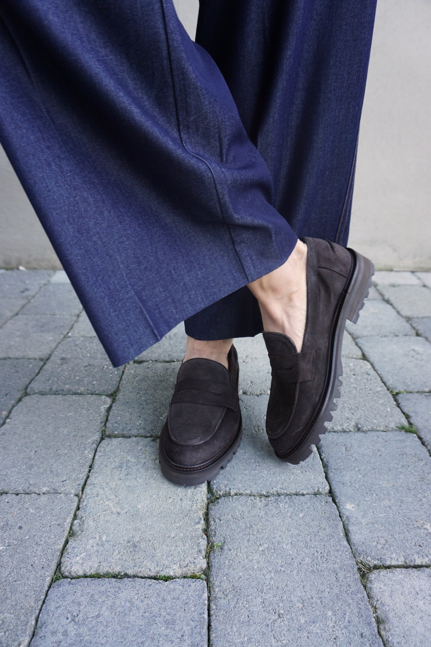 Semskede loafer