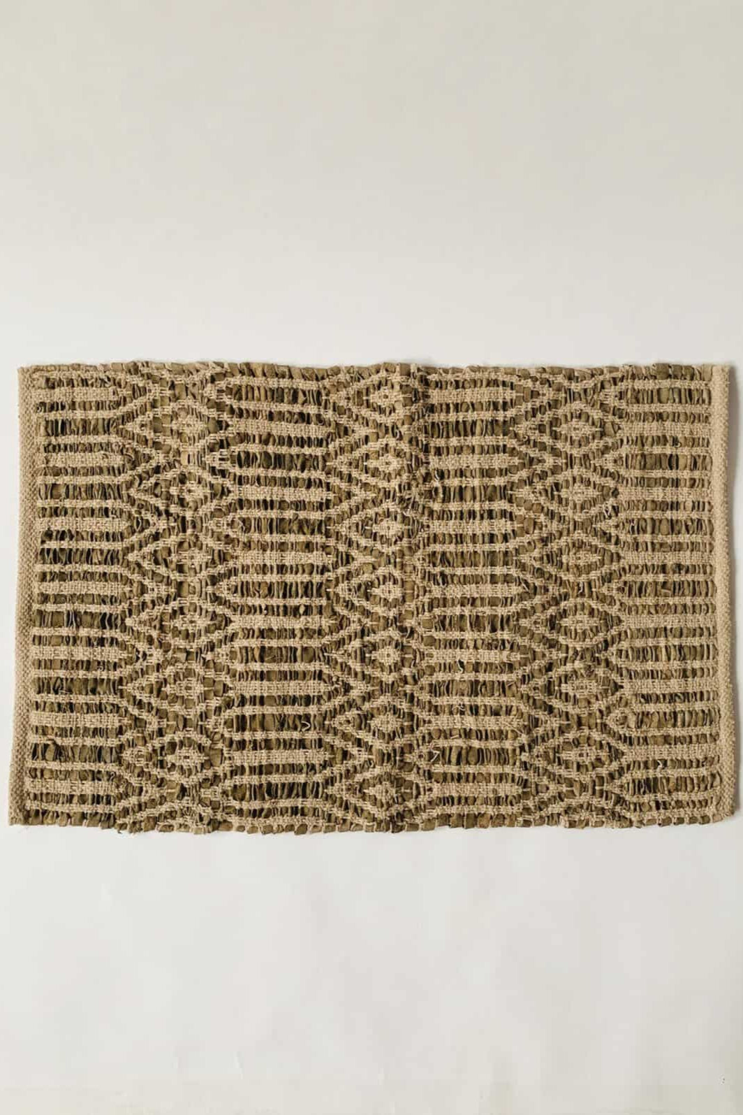 Dørmatte skinn 50*70cm mønstret grønn