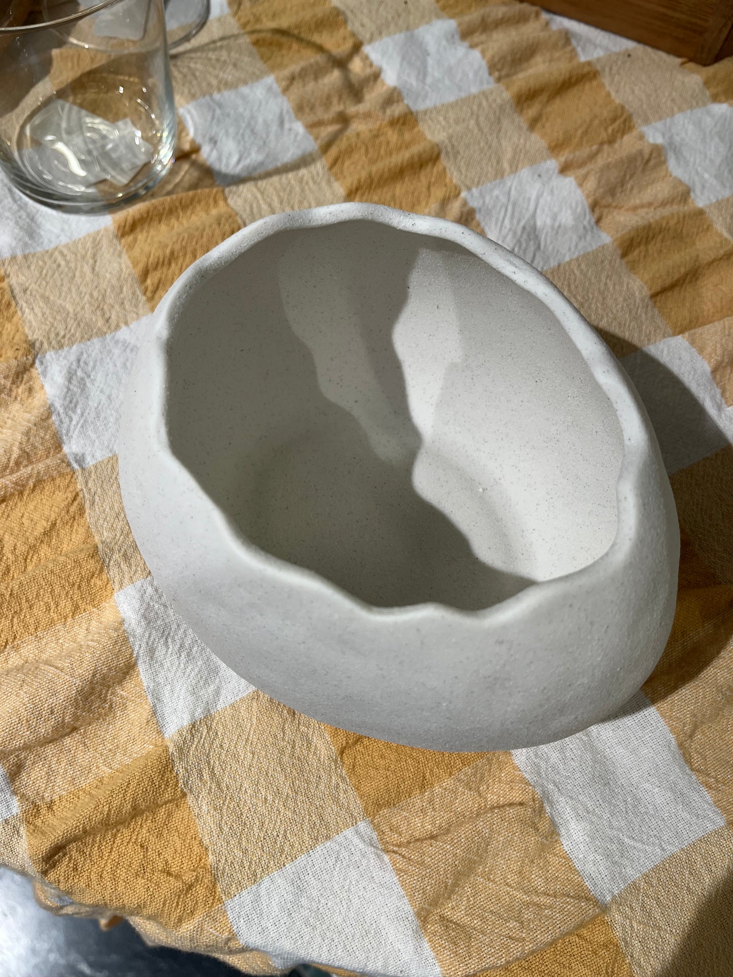 Keramikkpotte egg