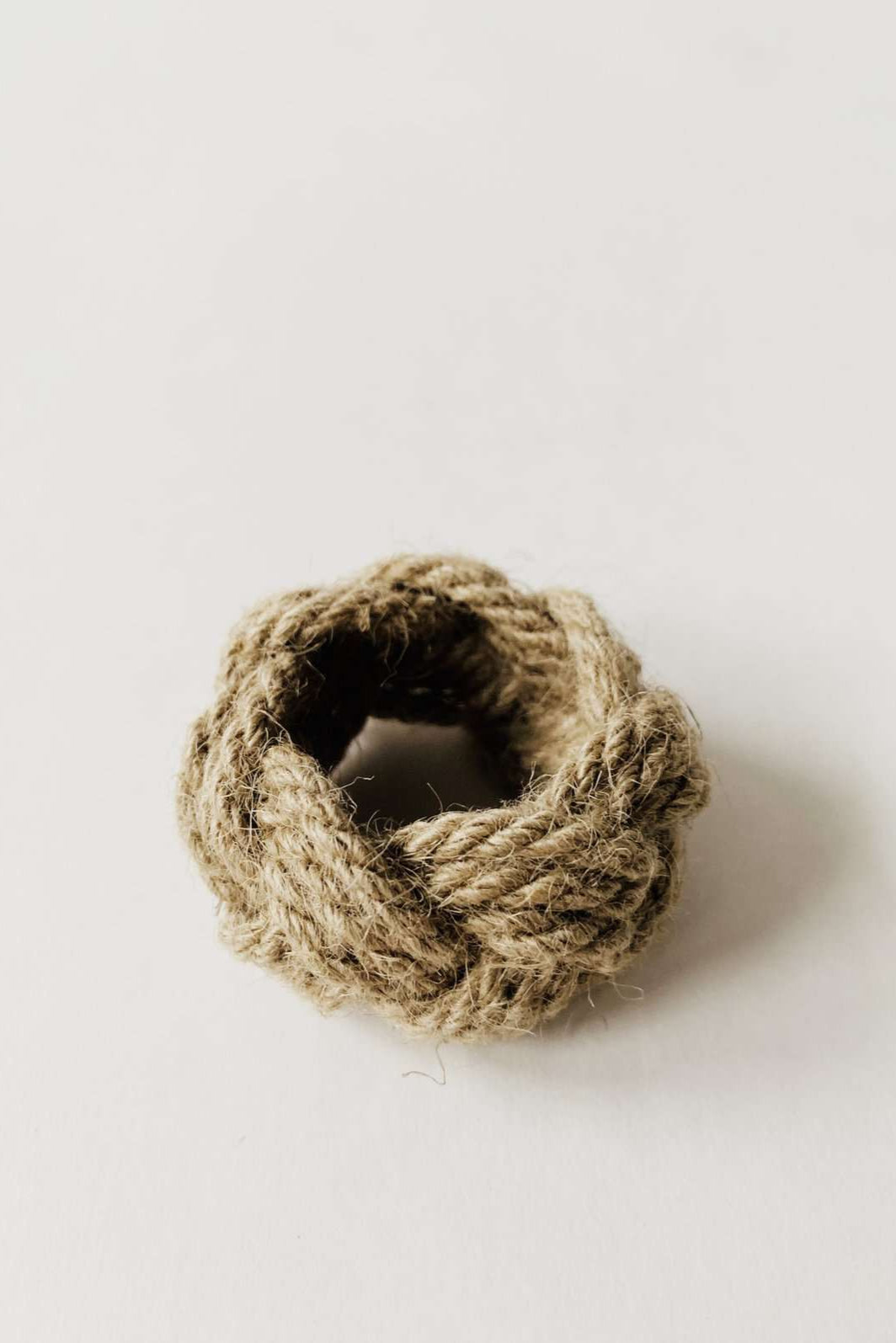 Serviettring jute d 4 cm
