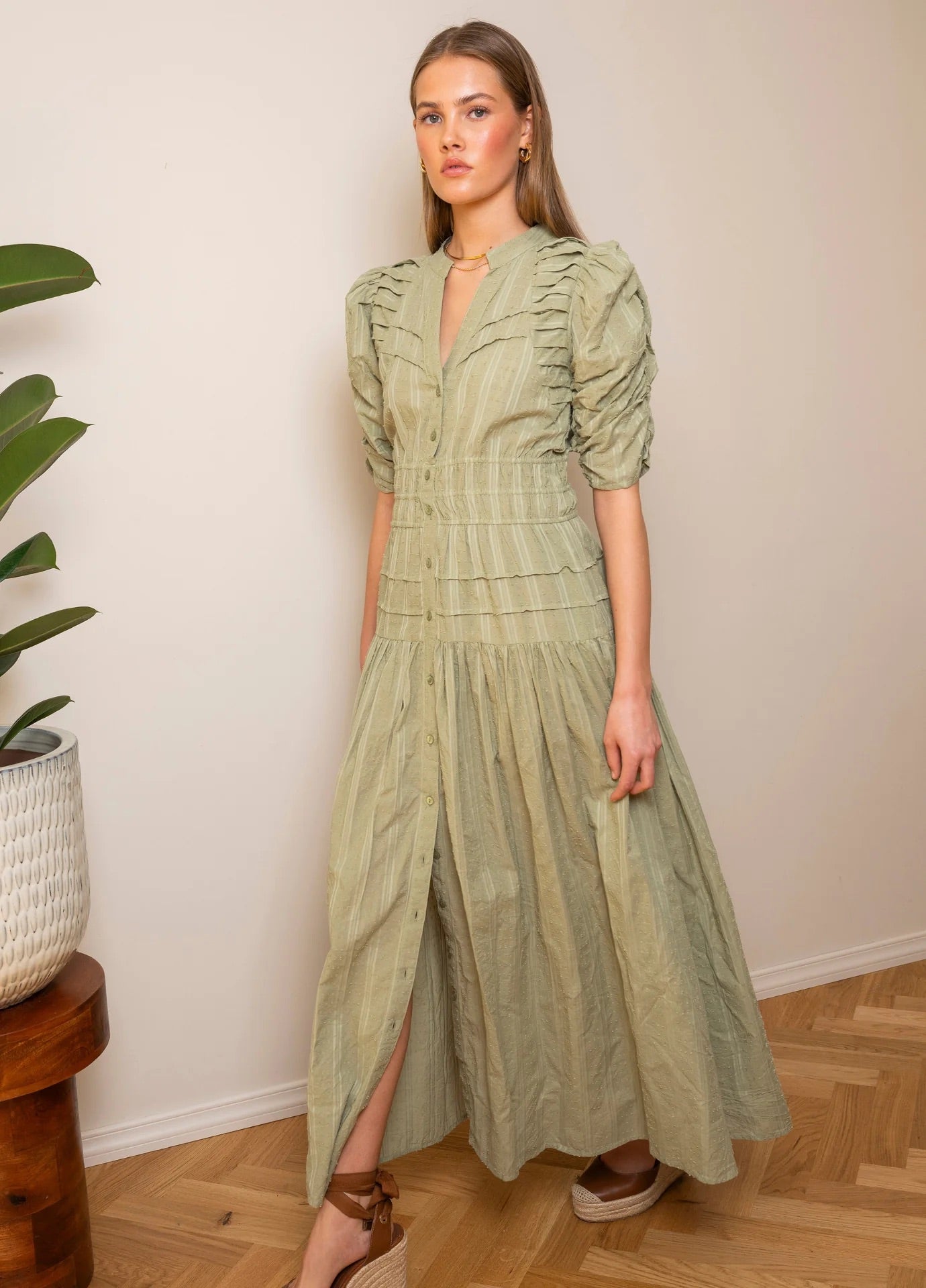 Fabienne Dress Soft Sage