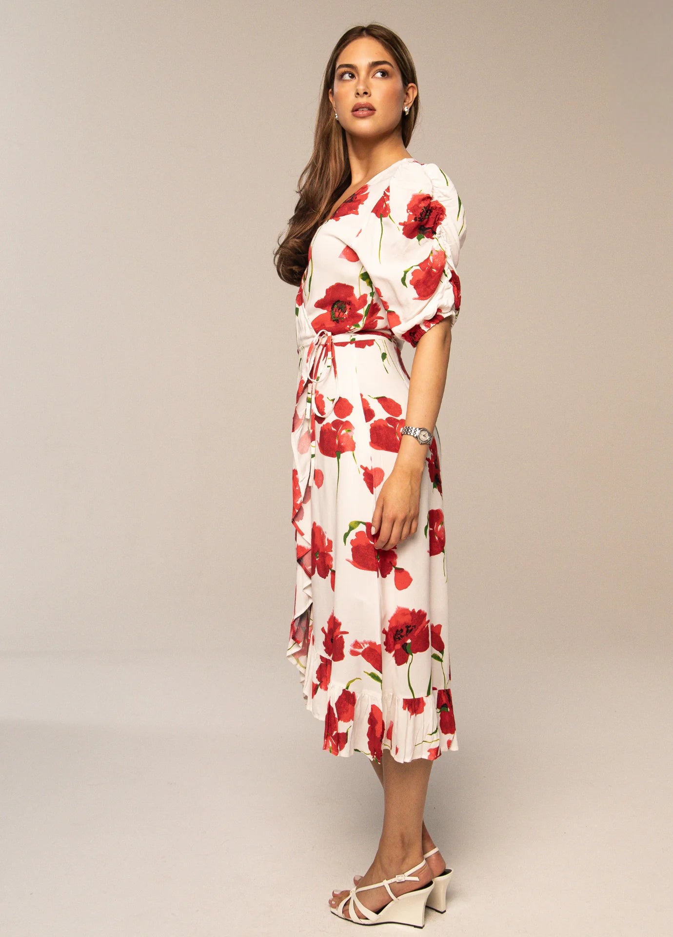 Meline Wrap Dress Amore