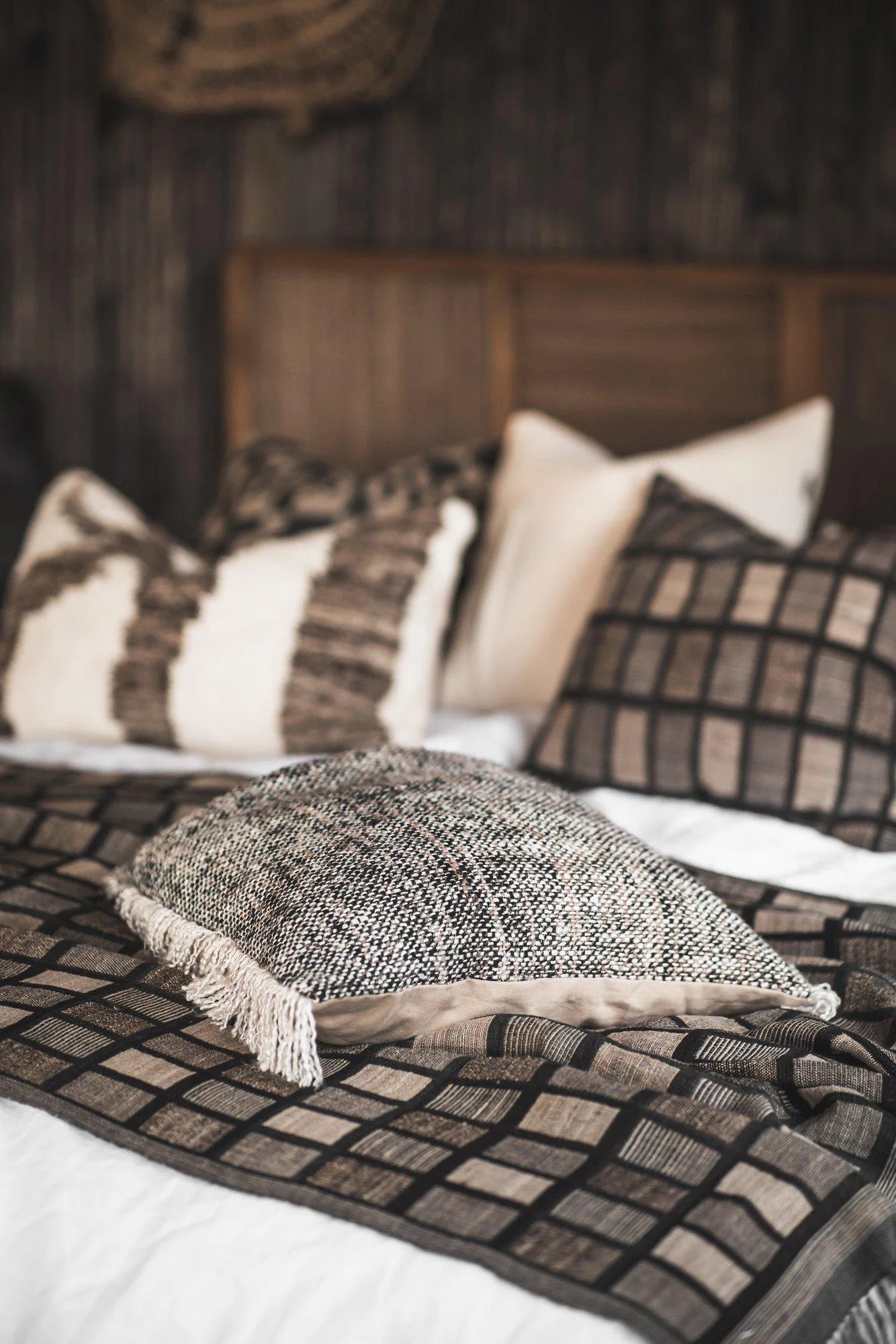 Maven fringe cushion cover