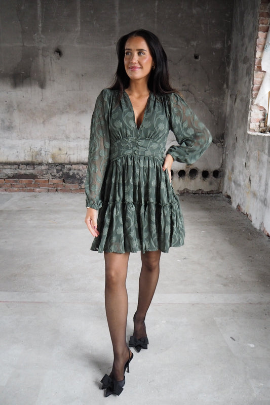 Noor Dress Luxe Green