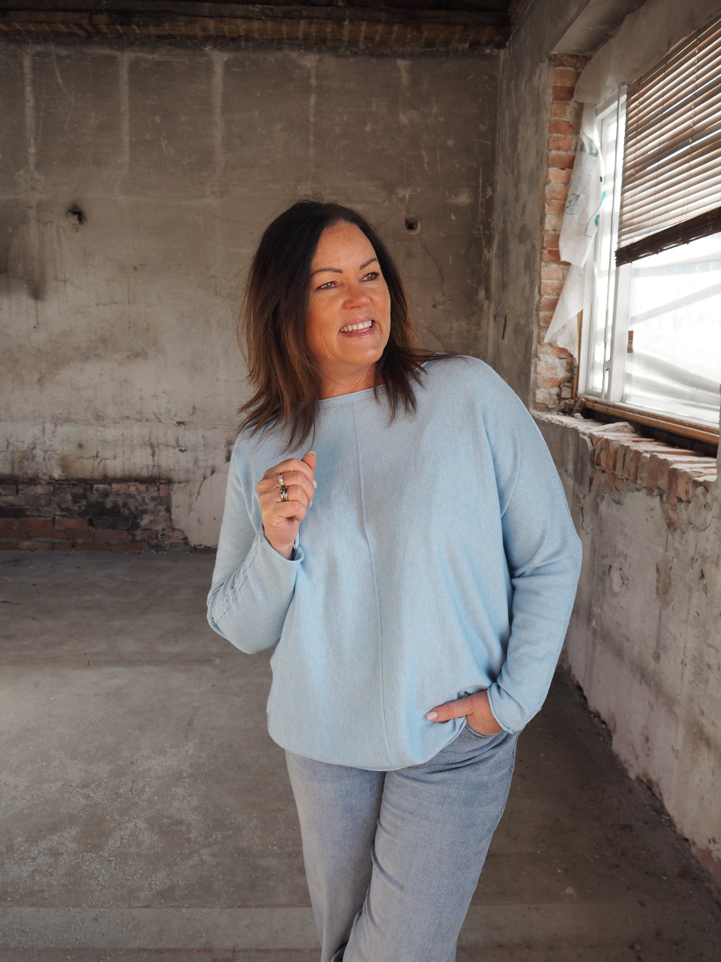 Emma genser - Lyseblå