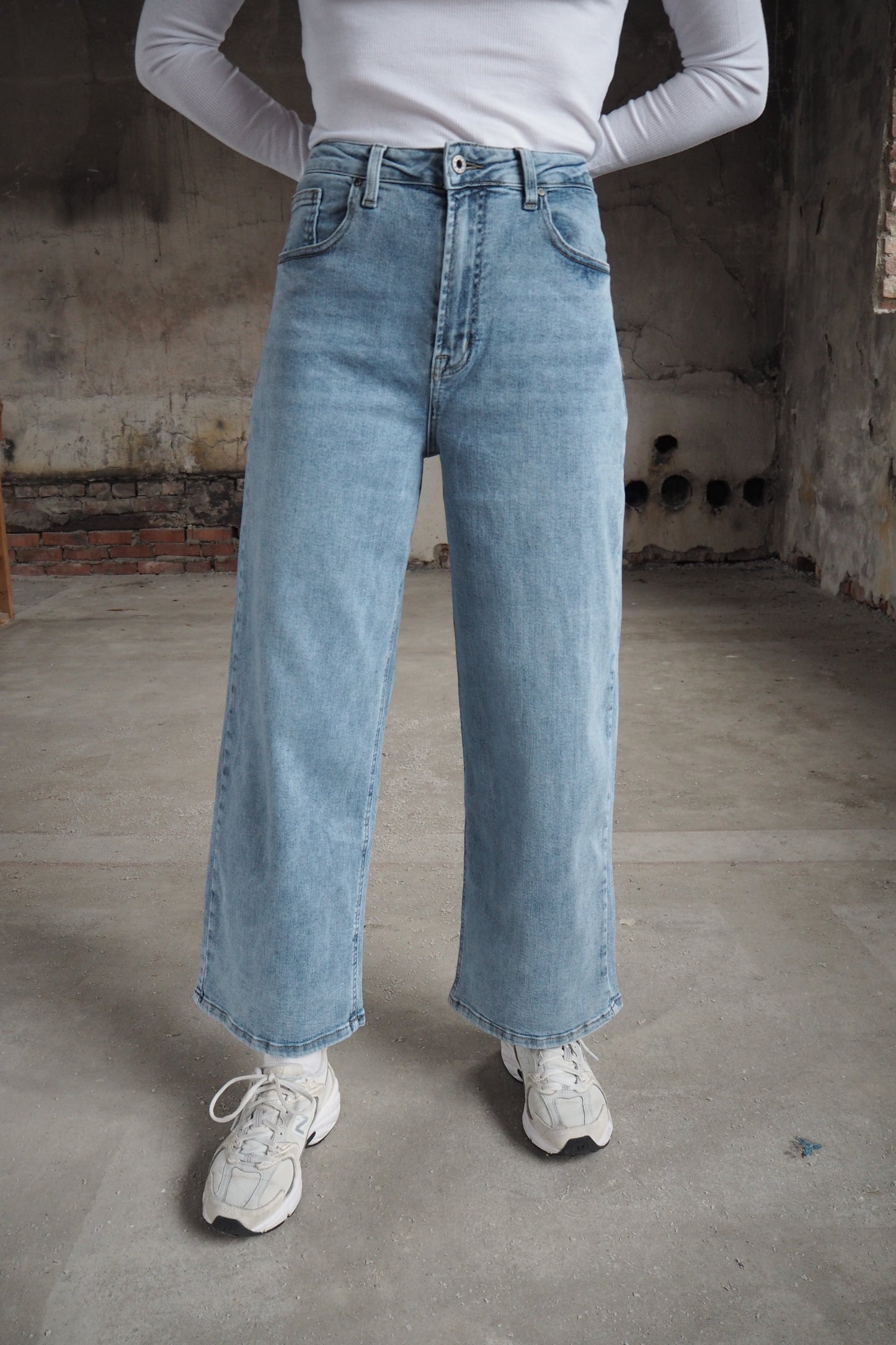 Jeans Wide Cropped New