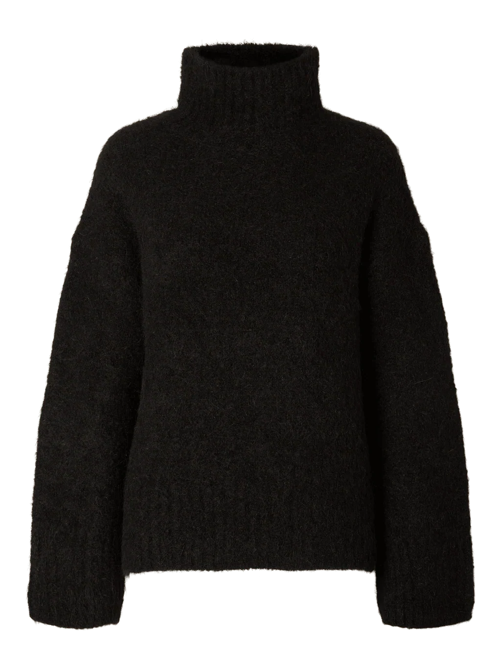 Slfgabriella Ls Knit High Neck Noos