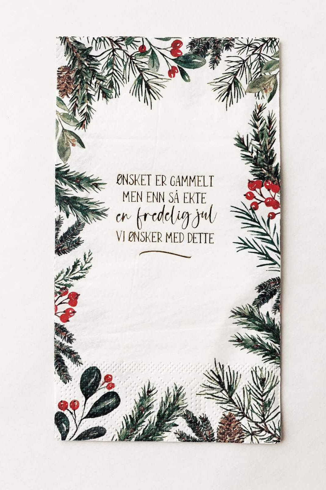 SERVIETT FREDELIG JUL