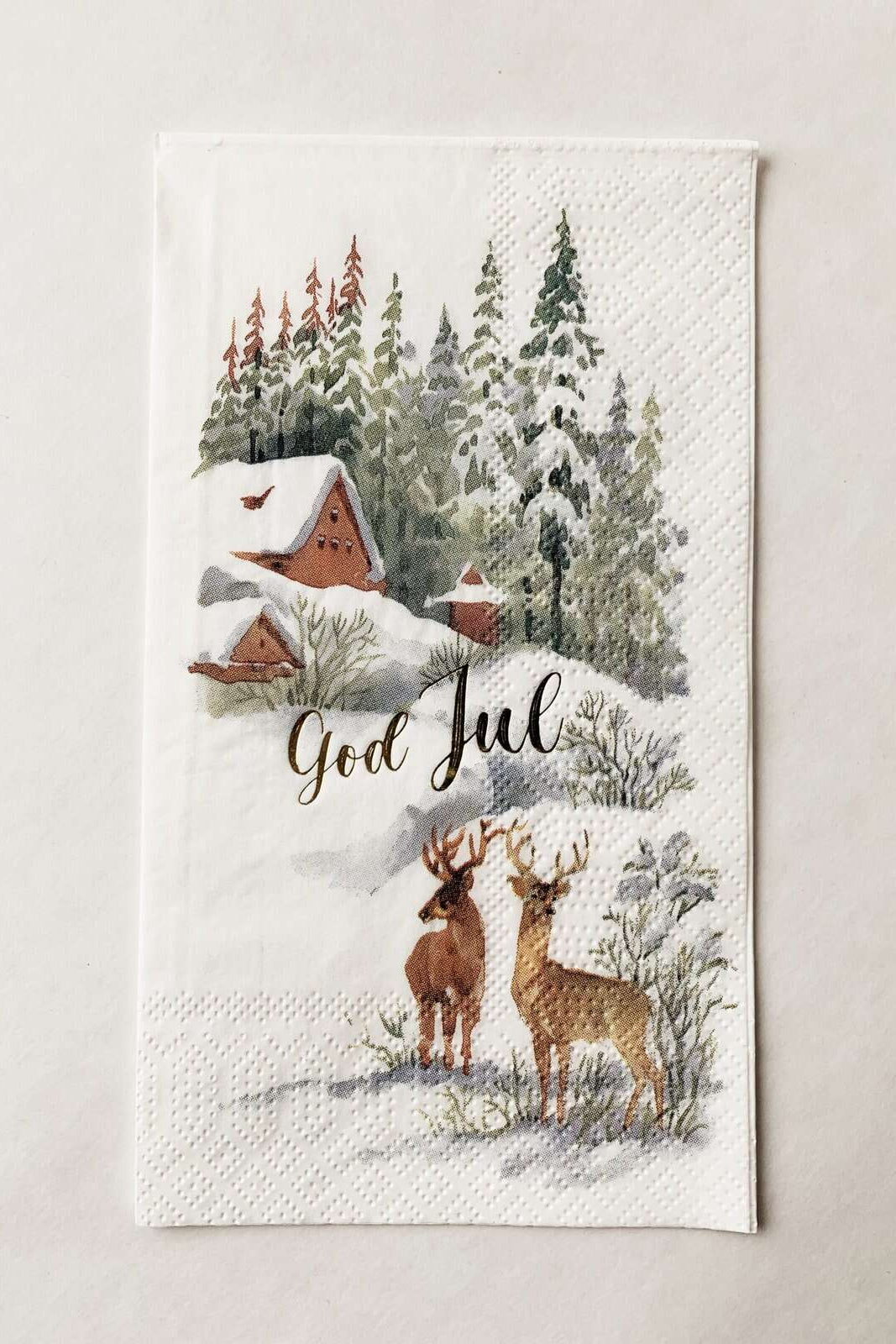 SERVIETT BUFFET GOD JUL HJORT