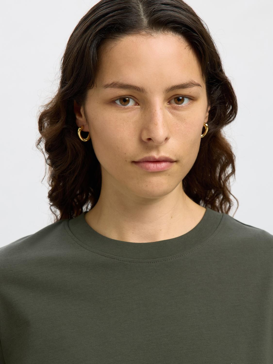 Slfessential ss boxy tee