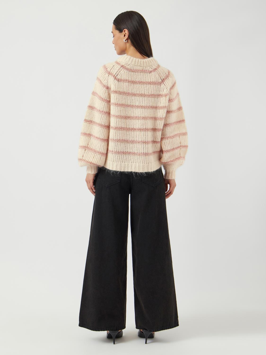 Yaschima Ls Wool Blend Knit Pullover