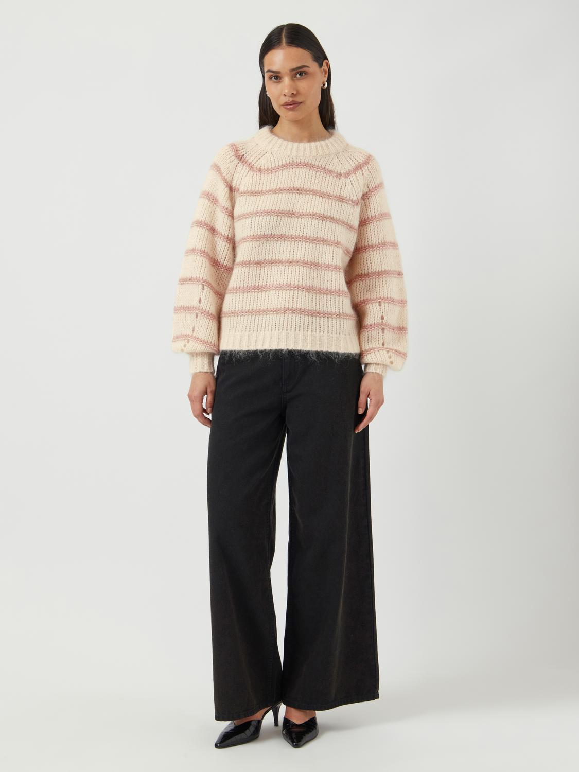 Yaschima Ls Wool Blend Knit Pullover