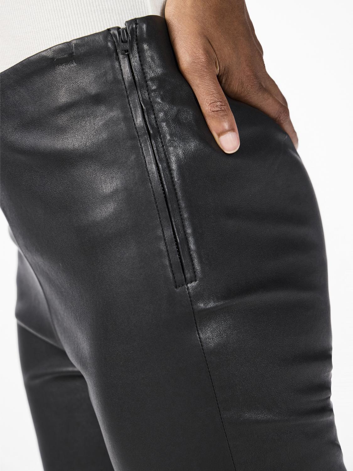 Yaszellu bootcut leather pant